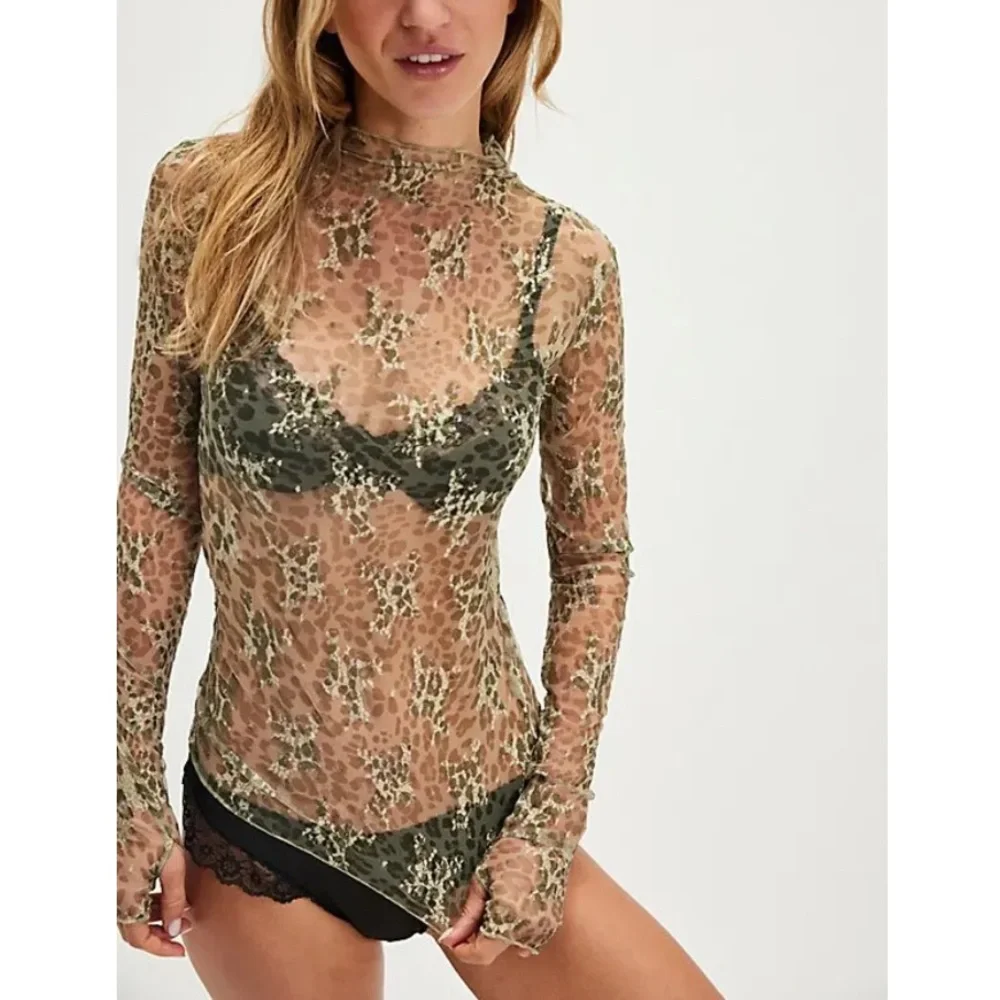 NWOT Lady Lux printed top by Intimately Free People in size Small